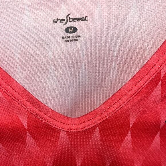 EXCELLENT CONDITION WOMEN’S LARGE SHEBEEST TANK/CYCLE JERSEY SIZE MEDIUM - Picture 2 of 7